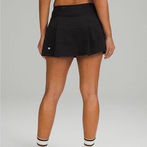 Lululemon Black Pace Rival Mid - Rise Skirt
